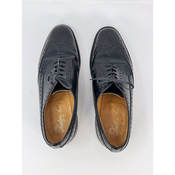 Loake Jones Mens Dress Shoes Black Leather Braemar Brogues Derby Wingtip US 10.5 main image 9